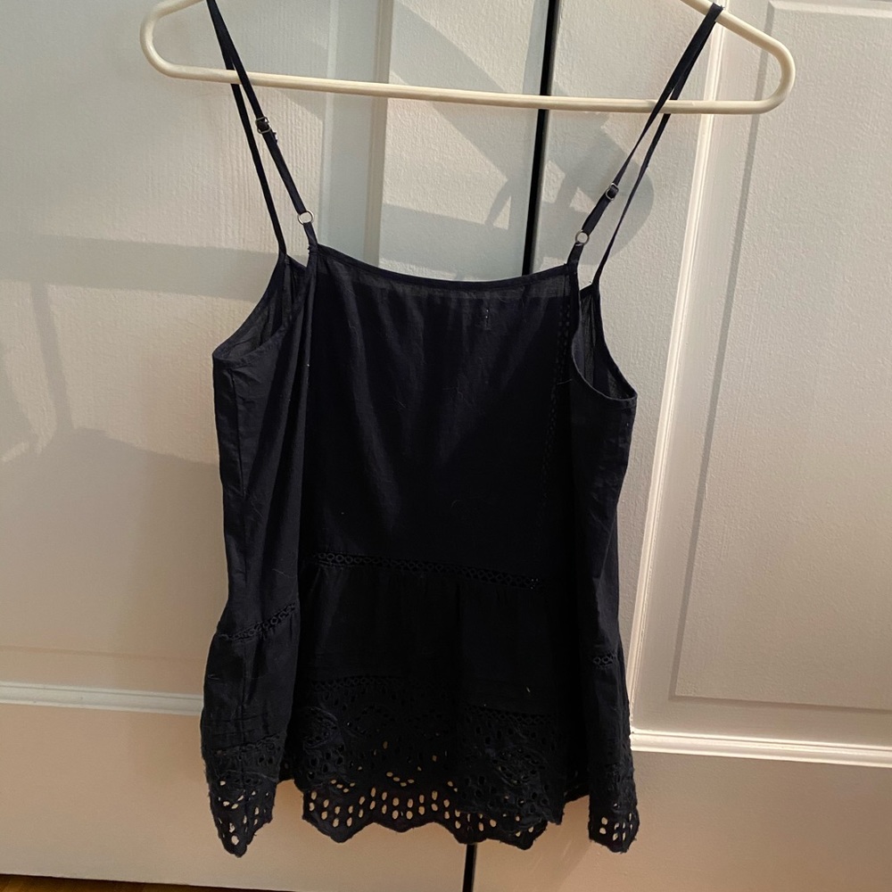 Abercrombie & Finch Navy tank top - Picture 2 of 3